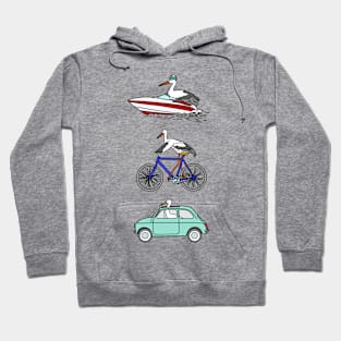 Ooievaar ooiefiets ooierijd Hoodie